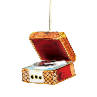Christmas tree ornament LP player