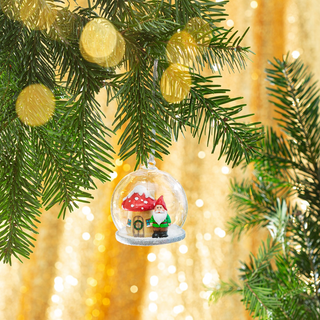 Christmas tree bauble Gnome Home Dome