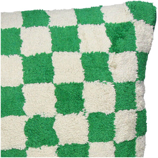 Kudde Checker Grön 50x50cm