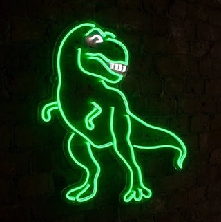 Neonväggskylt LED 'Dinosaurie'