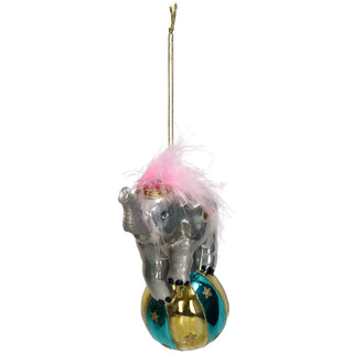 Christmas Tree Ornament Elephant Multi