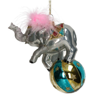 Christmas Tree Ornament Elephant Multi