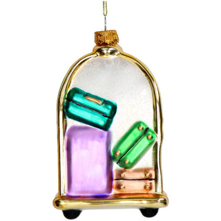 Christmas tree ornament Luggage trolley