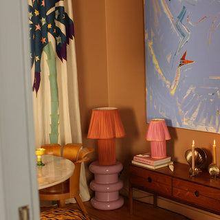 Myra Table Lamp S Silk Fuchsia