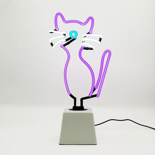 Neonlampa Katt