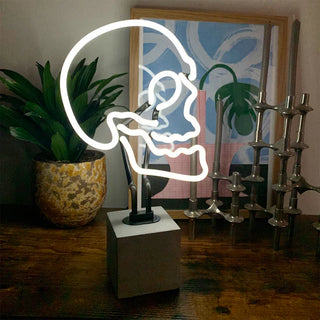 Neonlampa 'Dödskalle'