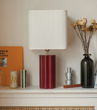 Table lamp Gioia L Burgundy
