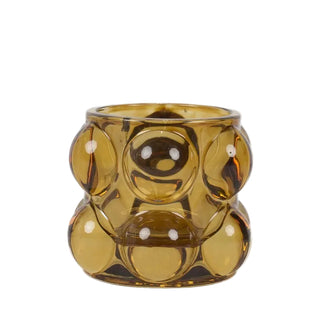 Ljuslykta Bubbla Bärnsten 7cm