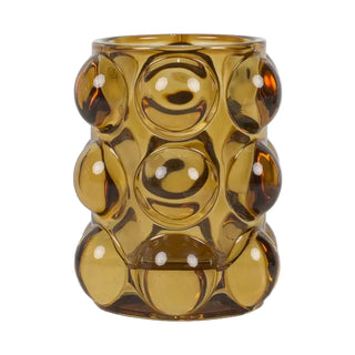 Ljuslykta Bubbla Bärnsten 10cm