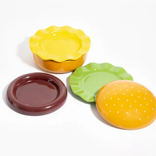 Hamburger Plate Set