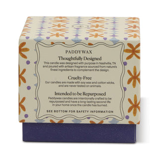 Scented candle Tulip - Orange/Blue - Garden & Grove