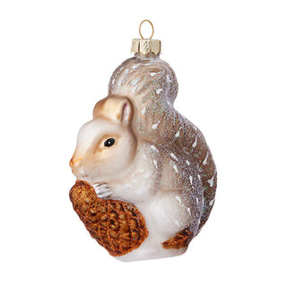 Christmas tree bauble Squirrel Champagne