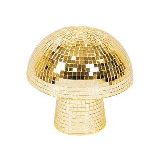 Sculpture Mushroom Disco Gold