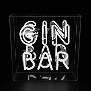 Neonlampa Box 'Gin Bar'