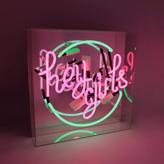 Neonlampa Box 'Hey Girls'