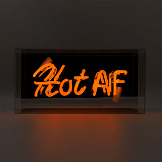 Neonlampa Box 'Hot As Fuck' Orange