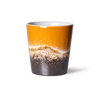 70s ceramics: Coffee mug Fire