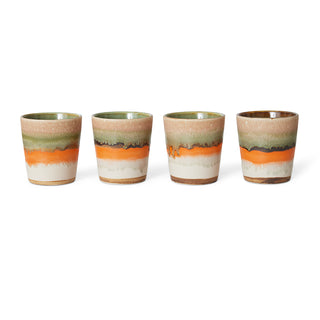 70s ceramics: Coffee mug Burst
