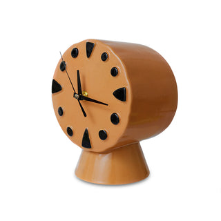 Retro Ceramic Clock Orange