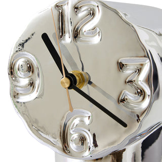Retro Keramikklocka Chrome