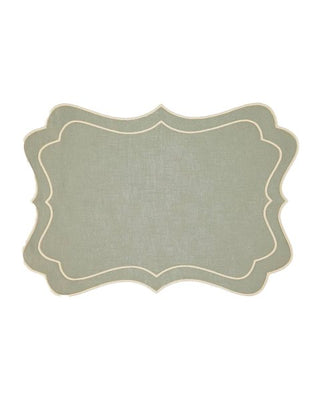 Placemat 'Brisa' Green &amp; Beige