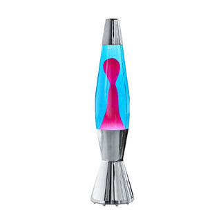 Lavalampa Astro Baby Silver Blå/Rosa