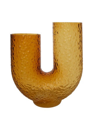 Arura Glass Vase Amber Large