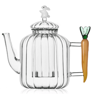 Vegetables Teapot Carrot &amp; White