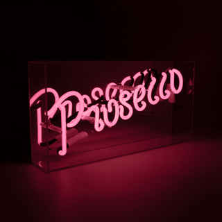 Neon Lamp Box 'Prosecco'