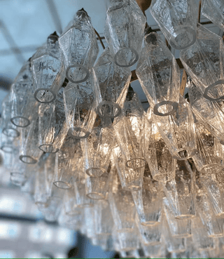 Murano Takkrona 'Poliedri' av Carlo Scarpa