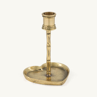Bodhi Bamboo Heart Candlestick