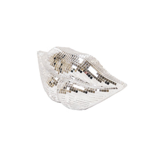 Sculpture Lips Disco Silver