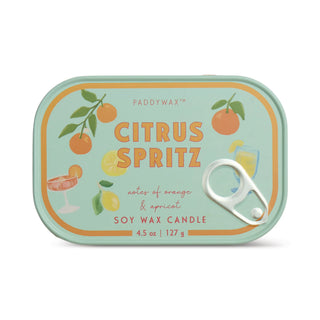 Doftljus Bistro Orange Printed Tin - Citrus Spritz