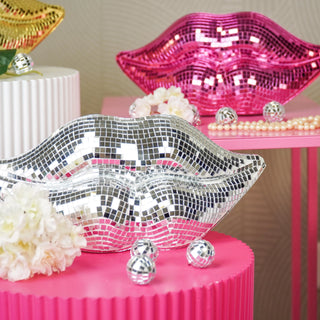Sculpture Lips Disco Silver
