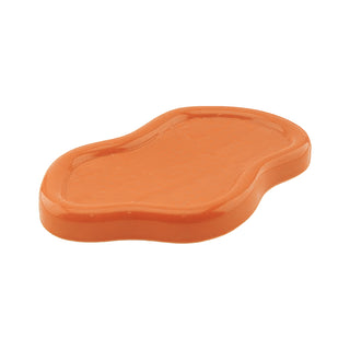 Orange fat i oregelbunden form