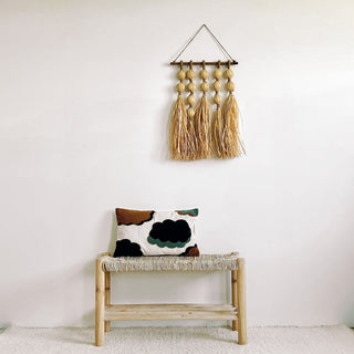 Cushion Cloud Green/Brown 30x50cm