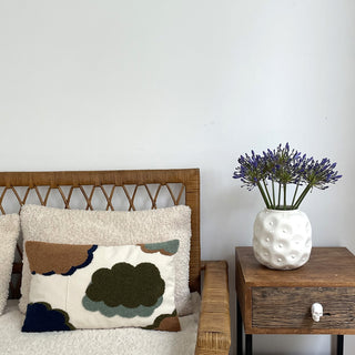Cushion Cloud Green/Brown 30x50cm