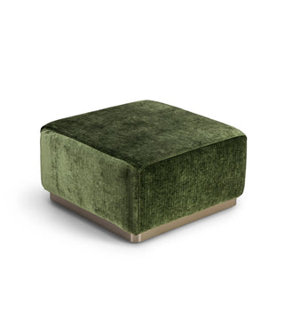 Module Rotondo Pouffe Olive Green Corduroy