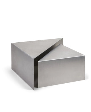 Soffbord Triangolo Borstad Aluminium Large