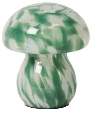 Lamp Mushy chips green/white 16x13 cm