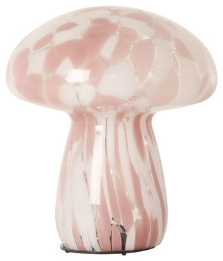 Lamp Mushy Chips Pink/White 17x15cm