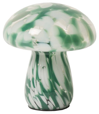 Lamp Mushy chips Green/White 17x15cm