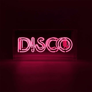 Neonlampa Box 'Disco' Rosa