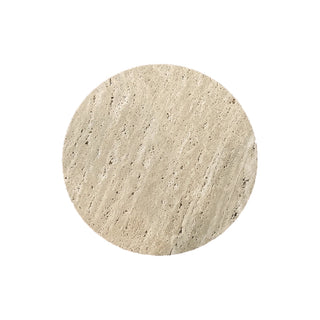 Side table in travertine 35x56cm