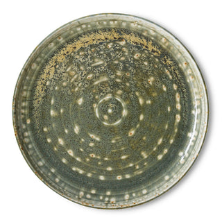 Chef ceramics: Dinner Plate, Rustic Green