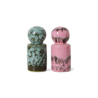 70s ceramics: Pepper &amp; Salt jar, Baroque