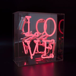 Neonlampa Box 'Love' Rosa