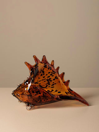 Glass Shell Leopard Small