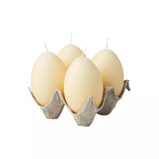 Egg Candle Yellow 4-pack