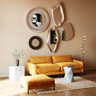 Spegel  Hologram Silver 117x68cm